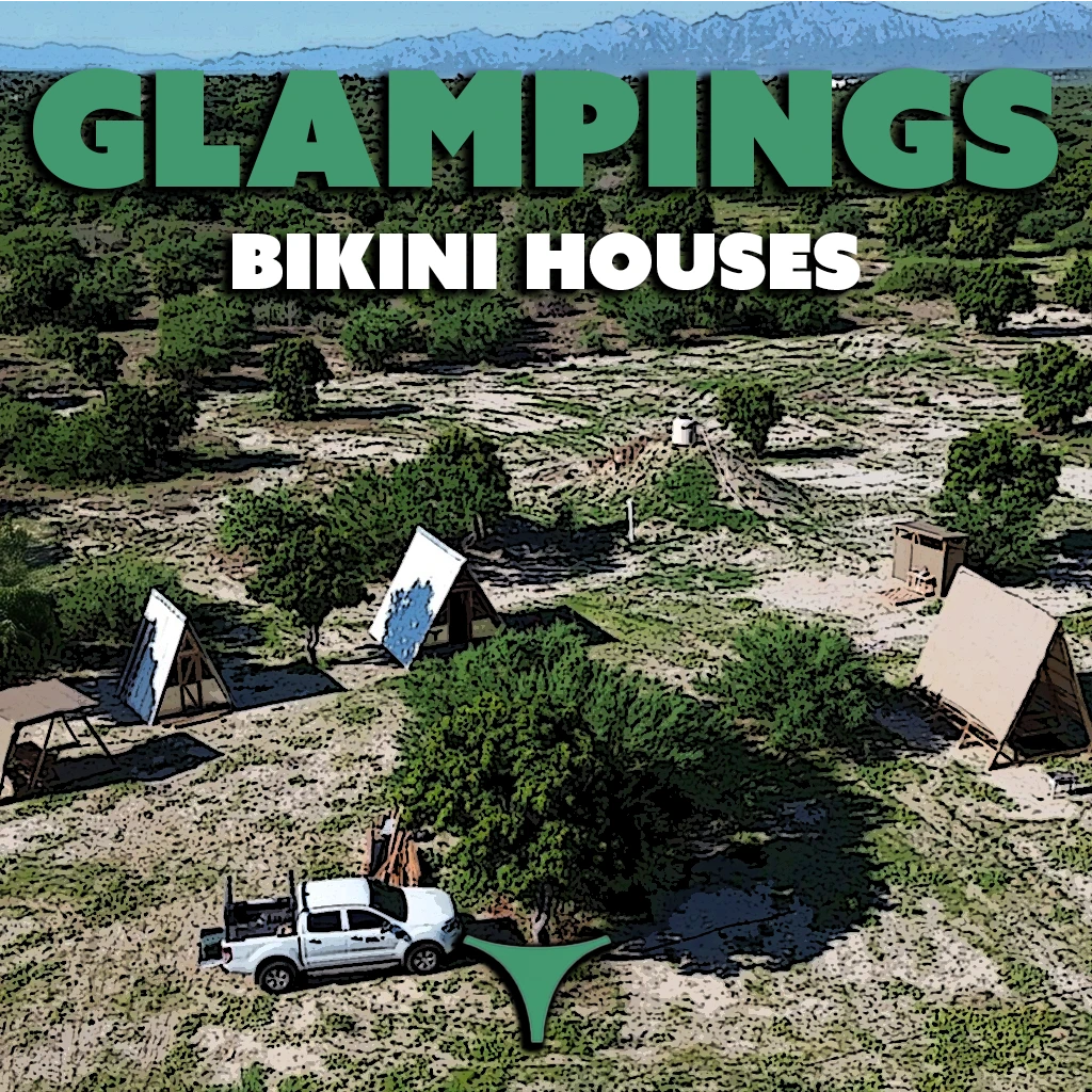 GLAMPINGS BIKINI HOUSES - HOSPEDAJES CON CONSTRUCCION ALTERNATIVA