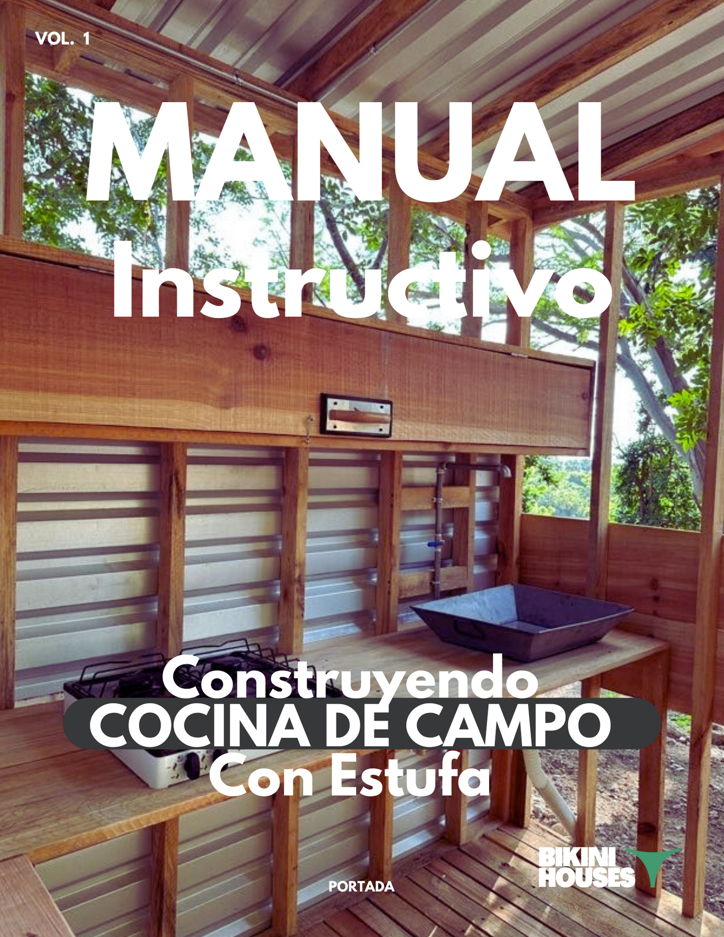 🥘 Cocina de Campo BikiniHouses – Guía Completa de Construcción